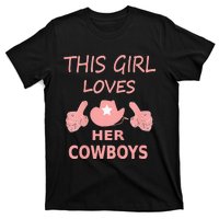 This Girl Loves Her Cowboy Cute Texas Dallas T-Shirt