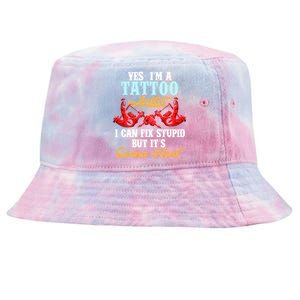 Tattoo Gift Lover Of Ink And Tattoo Artist Gift Tie-Dyed Bucket Hat