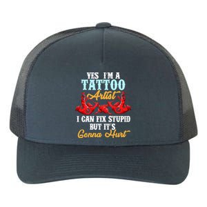 Tattoo Gift Lover Of Ink And Tattoo Artist Gift Yupoong Adult 5-Panel Trucker Hat