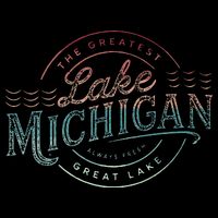 The Great Lakes Lake Michigan Lake Life theme Bucket Hat