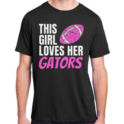 This Girl Loves Her Gators Adult ChromaSoft Performance T-Shirt