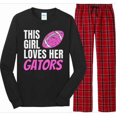 This Girl Loves Her Gators Long Sleeve Pajama Set