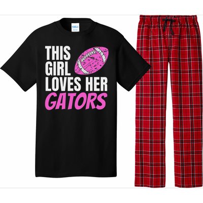 This Girl Loves Her Gators Pajama Set