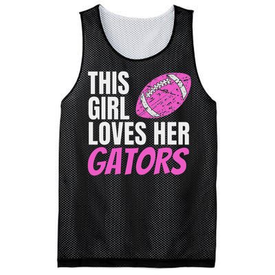 This Girl Loves Her Gators Mesh Reversible Basketball Jersey Tank