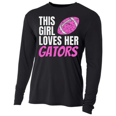 This Girl Loves Her Gators Cooling Performance Long Sleeve Crew