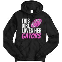 This Girl Loves Her Gators Tie Dye Hoodie