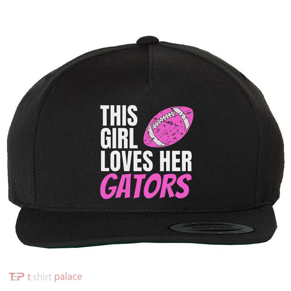 This Girl Loves Her Gators Wool Snapback Cap