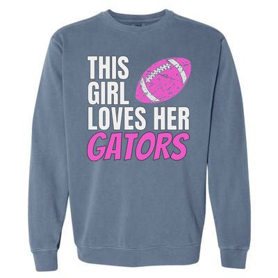 This Girl Loves Her Gators Garment-Dyed Sweatshirt