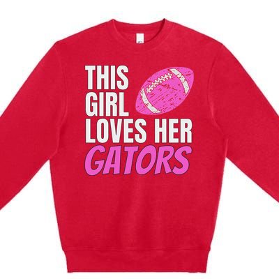 This Girl Loves Her Gators Premium Crewneck Sweatshirt