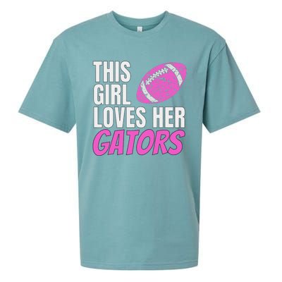 This Girl Loves Her Gators Sueded Cloud Jersey T-Shirt