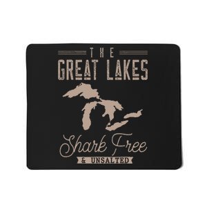 The Great Lakes Shark Free Unsalted Mousepad