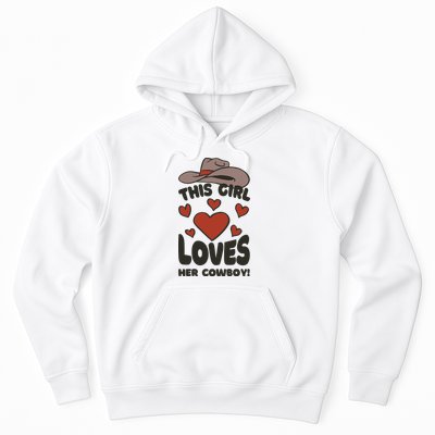 This Girl Loves Her Cowboy Cute Girlfriend Hoodie