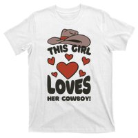 This Girl Loves Her Cowboy Cute Girlfriend T-Shirt