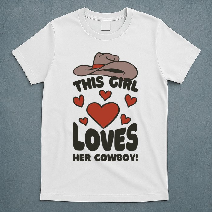 This Girl Loves Her Cowboy Cute Girlfriend T-Shirt