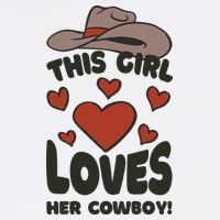 This Girl Loves Her Cowboy Cute Girlfriend T-Shirt