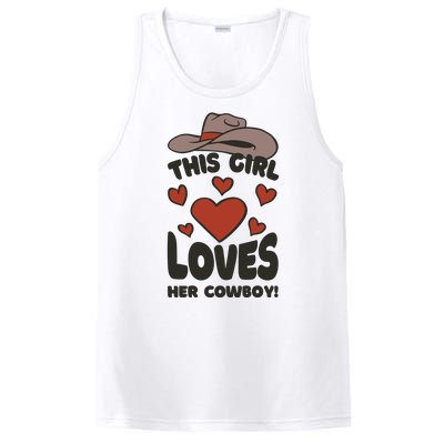 This Girl Loves Her Cowboy Cute Girlfriend PosiCharge Competitor Tank