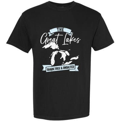 The Great Lakes Michigan Great Lakes Tourist Garment-Dyed Heavyweight T-Shirt