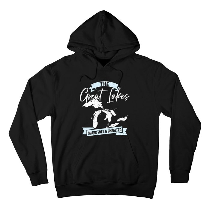 The Great Lakes Michigan Great Lakes Tourist Hoodie