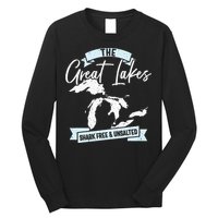 The Great Lakes Michigan Great Lakes Tourist Long Sleeve Shirt