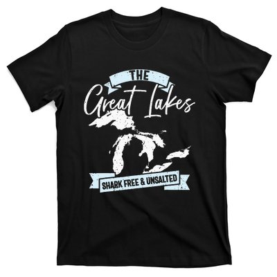 The Great Lakes Michigan Great Lakes Tourist T-Shirt