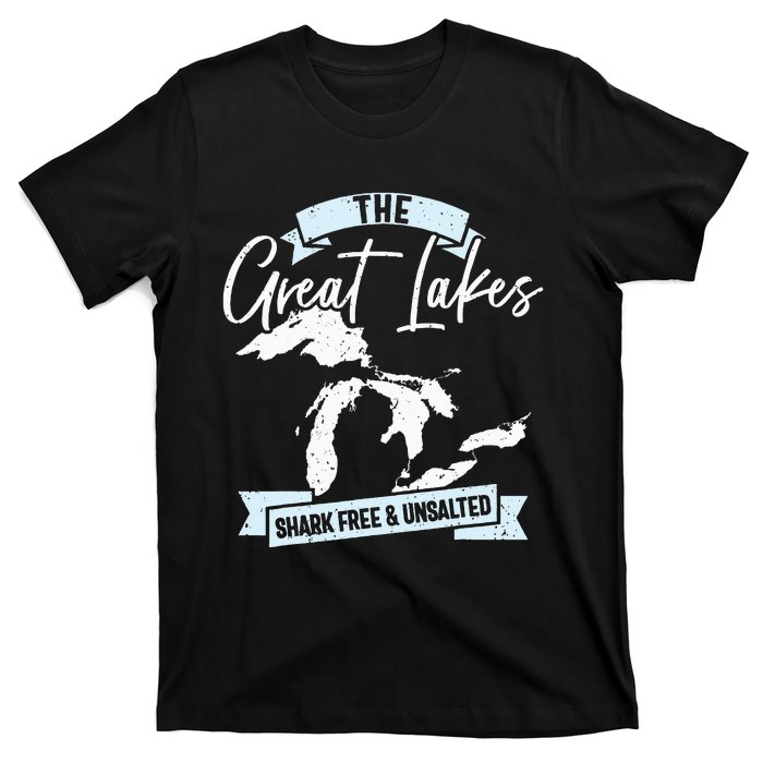 The Great Lakes Michigan Great Lakes Tourist T-Shirt