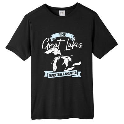 The Great Lakes Michigan Great Lakes Tourist Tall Fusion ChromaSoft Performance T-Shirt