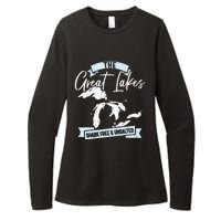 The Great Lakes Michigan Great Lakes Tourist Womens CVC Long Sleeve Shirt