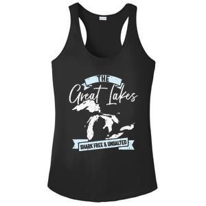 The Great Lakes Michigan Great Lakes Tourist Ladies PosiCharge Competitor Racerback Tank