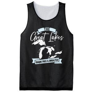 The Great Lakes Michigan Great Lakes Tourist Mesh Reversible Basketball Jersey Tank