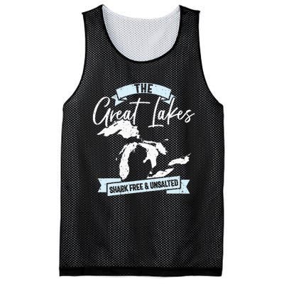 The Great Lakes Michigan Great Lakes Tourist Mesh Reversible Basketball Jersey Tank