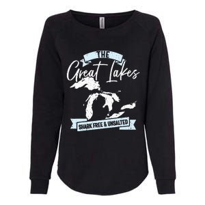 The Great Lakes Michigan Great Lakes Tourist Womens California Wash Sweatshirt