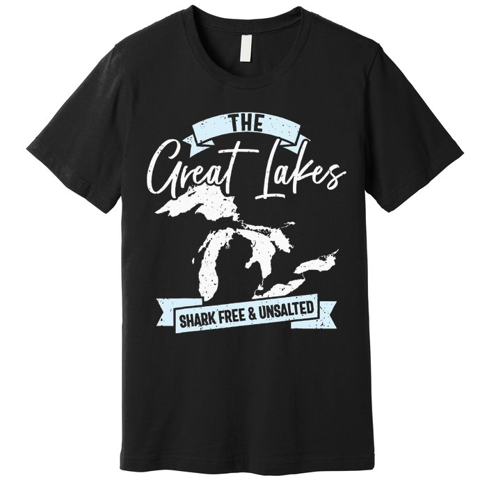 The Great Lakes Michigan Great Lakes Tourist Premium T-Shirt