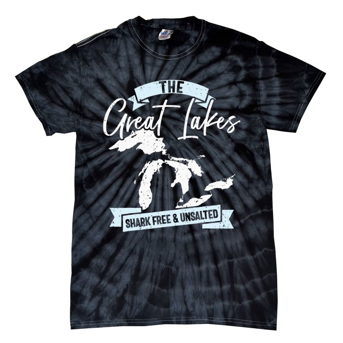 The Great Lakes Michigan Great Lakes Tourist Tie-Dye T-Shirt