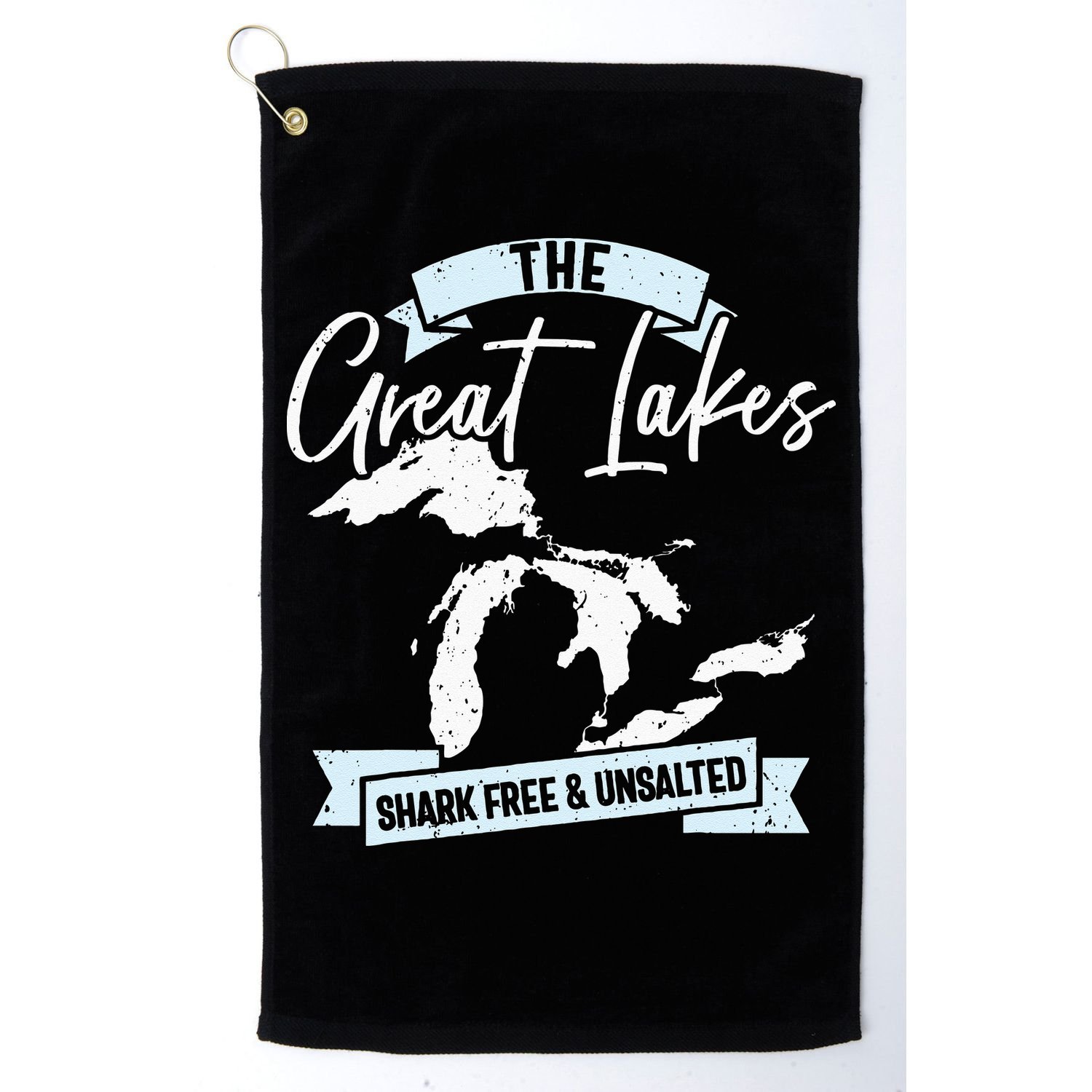 The Great Lakes Michigan Great Lakes Tourist Golf Towel