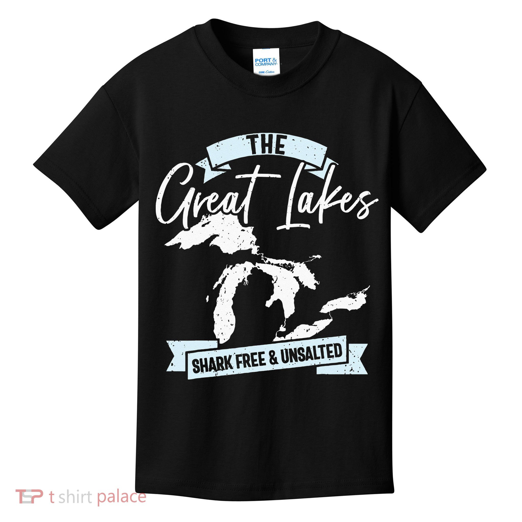 The Great Lakes Michigan Great Lakes Tourist Kids T-Shirt