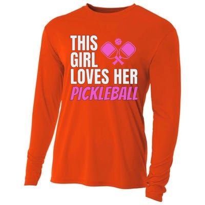 This Girl Loves Her Pickleball Cooling Performance Long Sleeve Crew