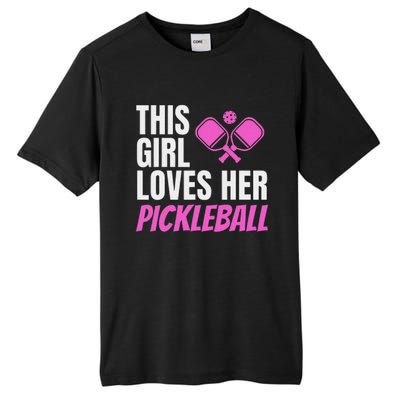 This Girl Loves Her Pickleball Tall Fusion ChromaSoft Performance T-Shirt