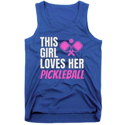 This Girl Loves Her Pickleball Tank Top