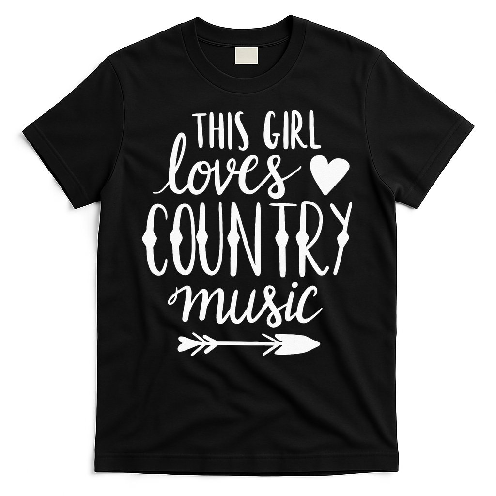 This Girl Loves Country Music Country Music Lover Gift T-Shirt