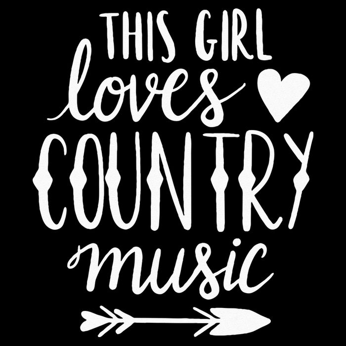 This Girl Loves Country Music Country Music Lover Gift Drawstring Bag