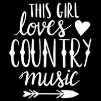 This Girl Loves Country Music Country Music Lover Gift Baby Bodysuit