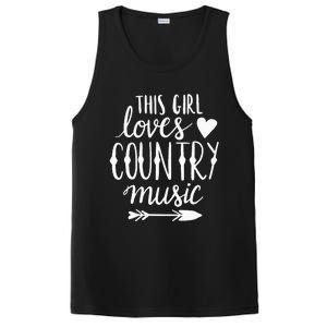 This Girl Loves Country Music Country Music Lover Gift PosiCharge Competitor Tank