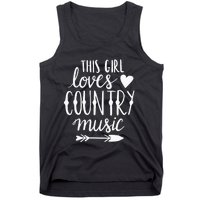 This Girl Loves Country Music Country Music Lover Gift Tank Top