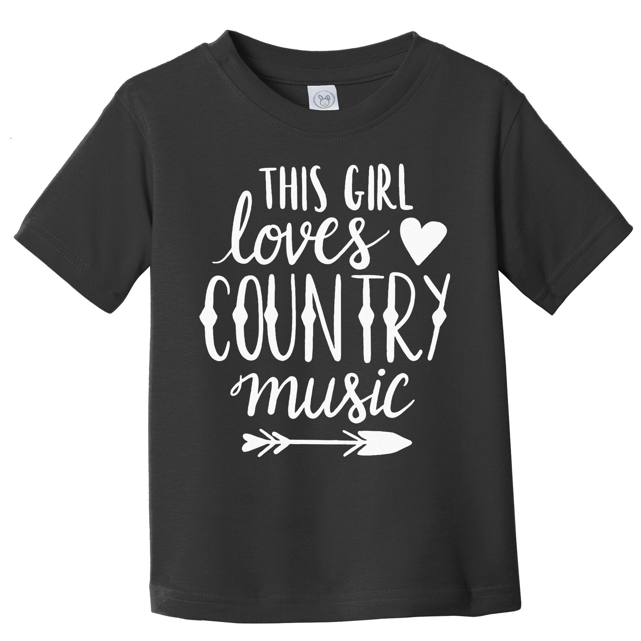 This Girl Loves Country Music Country Music Lover Gift Toddler T-Shirt