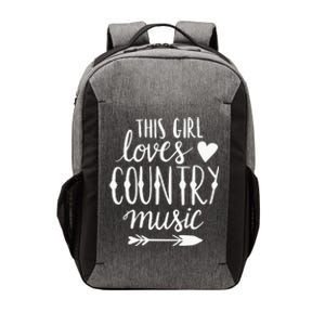 This Girl Loves Country Music Country Music Lover Gift Vector Backpack