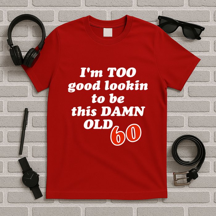 TOO Good Lookin To Be This Damn OLD 60 T-Shirt