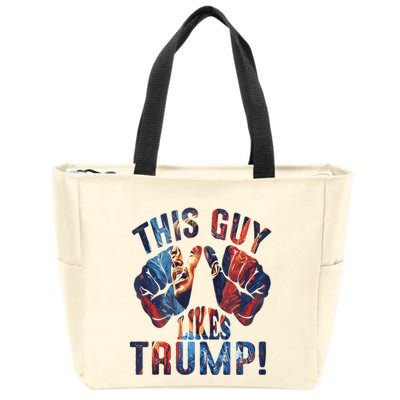 This Guy Likes Trump Zip Tote Bag