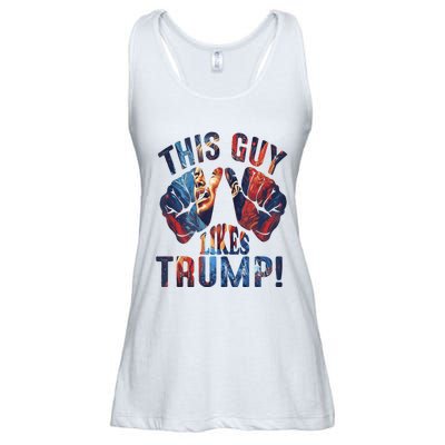 This Guy Likes Trump Ladies Essential Flowy Tank