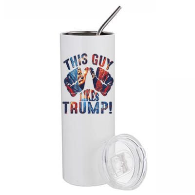 This Guy Likes Trump Stainless Steel Tumbler