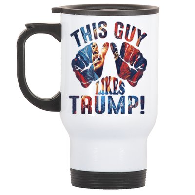 This Guy Likes Trump Stainless Steel Travel Mug